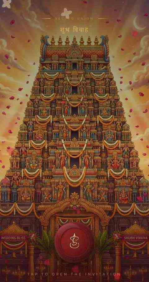 Pattu - South Indian Wedding Invitation
