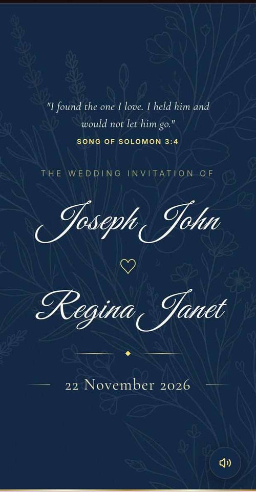 Bellissimo - Christian Wedding Invitation