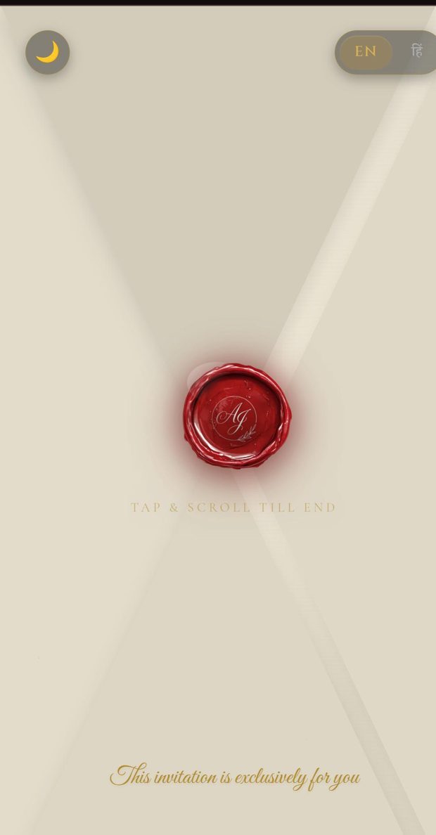 Saanjh - Hindu Wedding Invitation